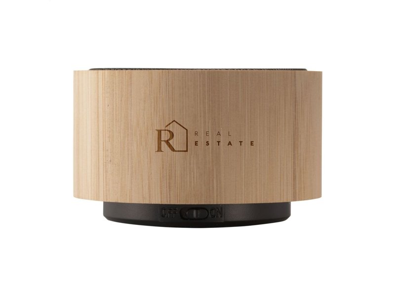 Wave FSC Bamboo Wireless Speaker bedrukken | Jouw relatiegeschenk & promotieartikel Wave FSC Bamboo Wireless Speaker bedrukken | Jouw relatiegeschenk & promotieartikel
