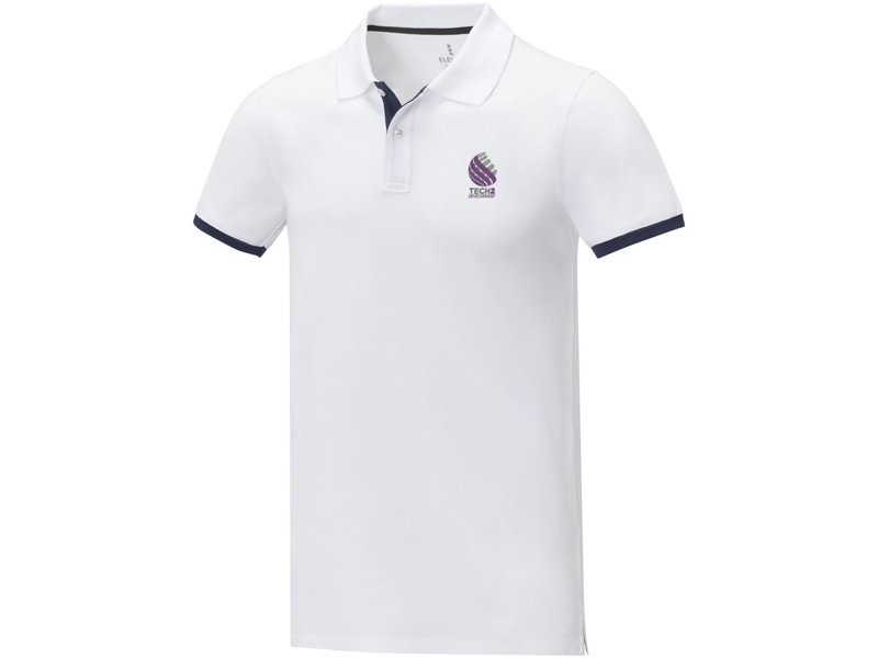 Morgan duotone Heren polo met korte mouwen