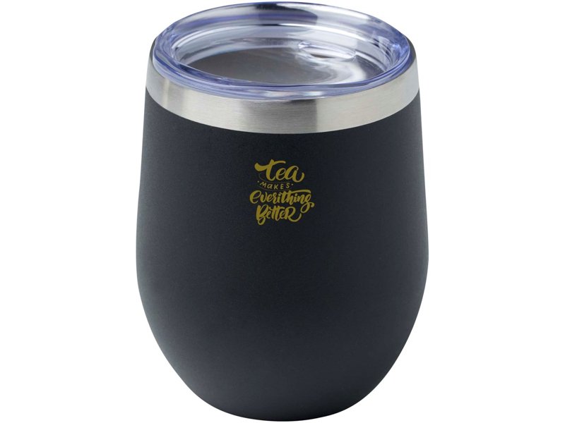 Corzo 350 ml RCS-gecertificeerde koperen beker met vacuümisolatie van gerecycled roestvrij staal
