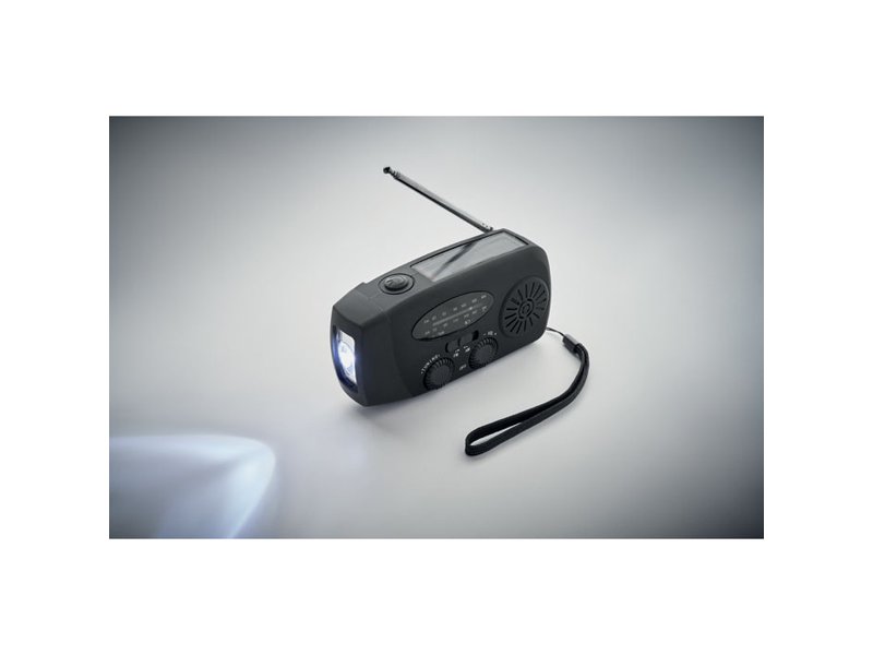 ONDA - Draagbare radio met LED lamp