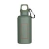 Oregon 400 ml effen waterfles van RCS gecertificeerd gerecycled plastic met karabijnhaak Oregon 400 ml effen waterfles van RCS gecertificeerd gerecycled plastic met karabijnhaak