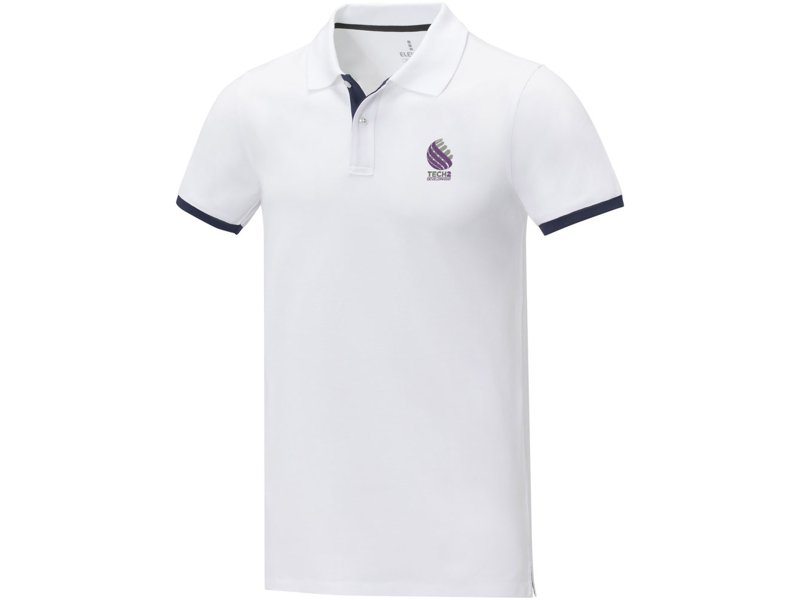 Morgan duotone Heren polo met korte mouwen