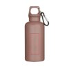Oregon 400 ml effen waterfles van RCS gecertificeerd gerecycled plastic met karabijnhaak Oregon 400 ml effen waterfles van RCS gecertificeerd gerecycled plastic met karabijnhaak