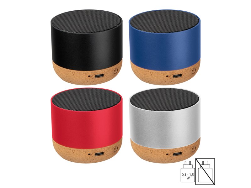 Gerecycleerde luidspreker Brest bedrukken | Jouw relatiegeschenk & promotieartikel