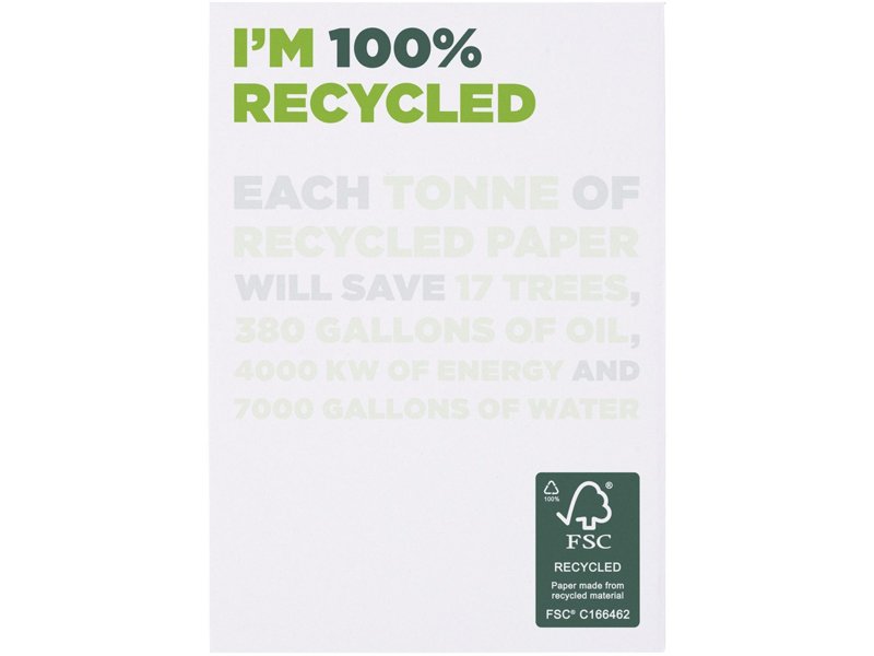 Desk-Mate® gerecycled A7 kladblok Desk-Mate® gerecycled A7 kladblok
