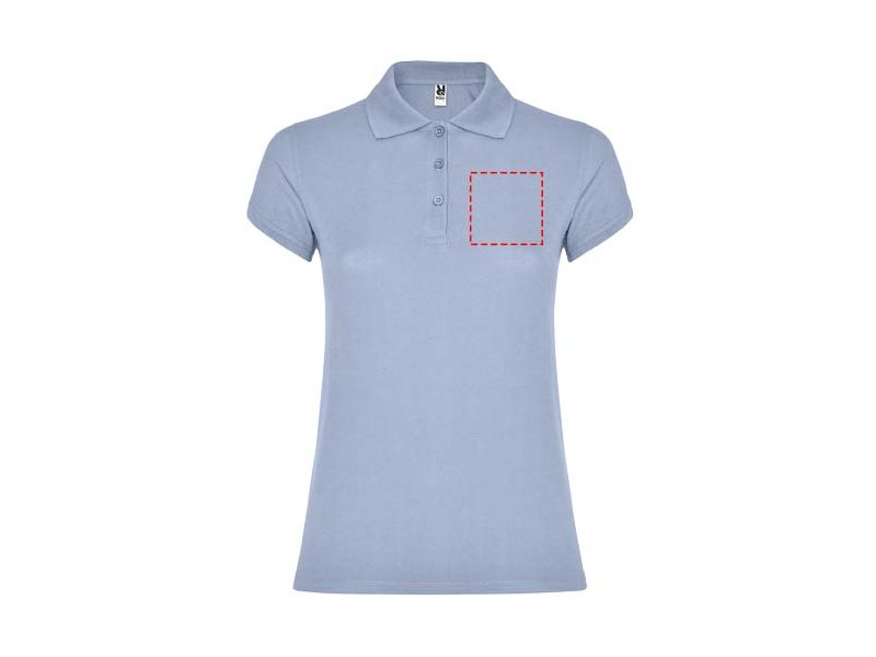 Star damespolo met korte mouwen