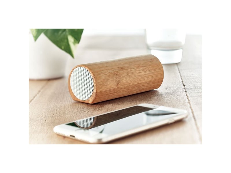 5W draadloze bamboe speaker bedrukken | Jouw relatiegeschenk & promotieartikel 5W draadloze bamboe speaker bedrukken | Jouw relatiegeschenk & promotieartikel