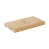 Bamboo 4000 Powerbank externe oplader bedrukken | Relatiegeschenk & promotieartikel