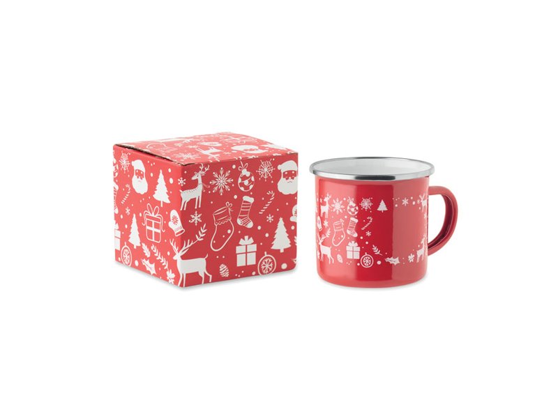 SEASOMEL - Kerst emaille mok 300ml