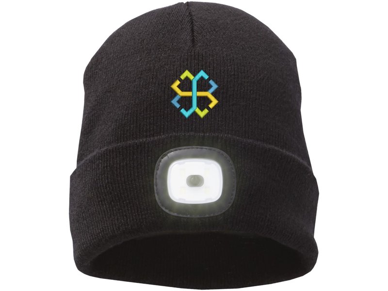 Mighty beanie met LED verlichting Mighty beanie met LED verlichting