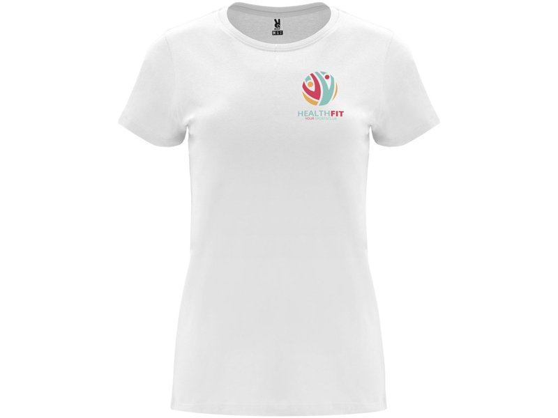 Capri damesshirt met korte mouwen Capri damesshirt met korte mouwen