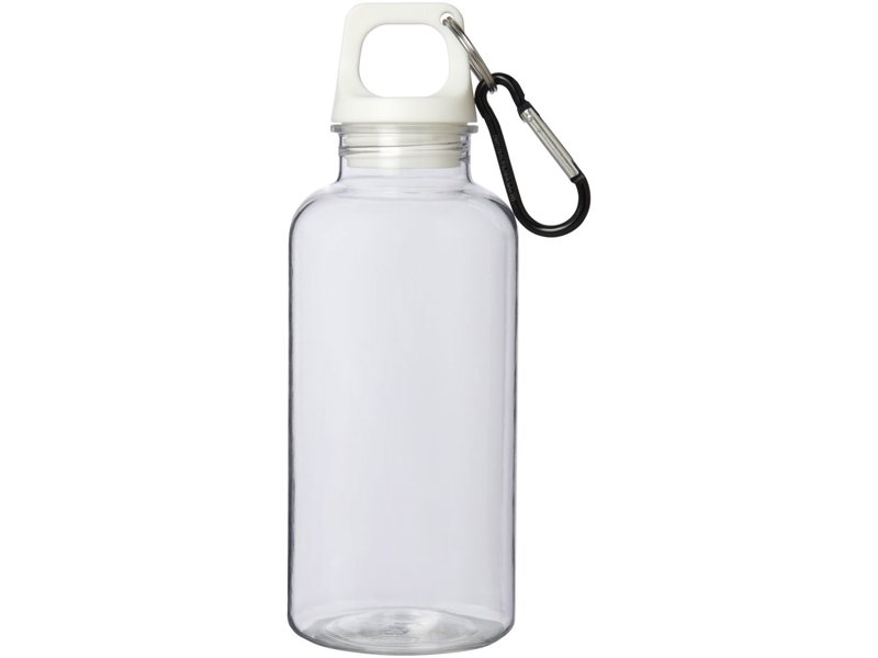 Oregon 400 ml waterfles van RCS-gecertificeerd gerecycled plastic met karabijnhaak