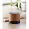 Round Bamboo speaker bedrukken | Jouw relatiegeschenk & promotieartikel