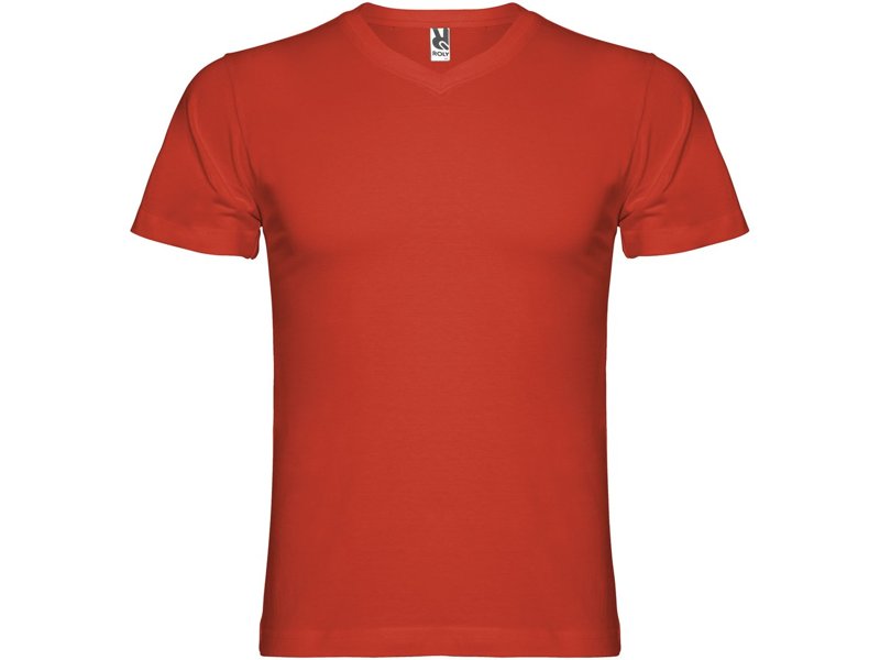 Samoyedo herenshirt met V-hals en korte mouwen Samoyedo herenshirt met V-hals en korte mouwen