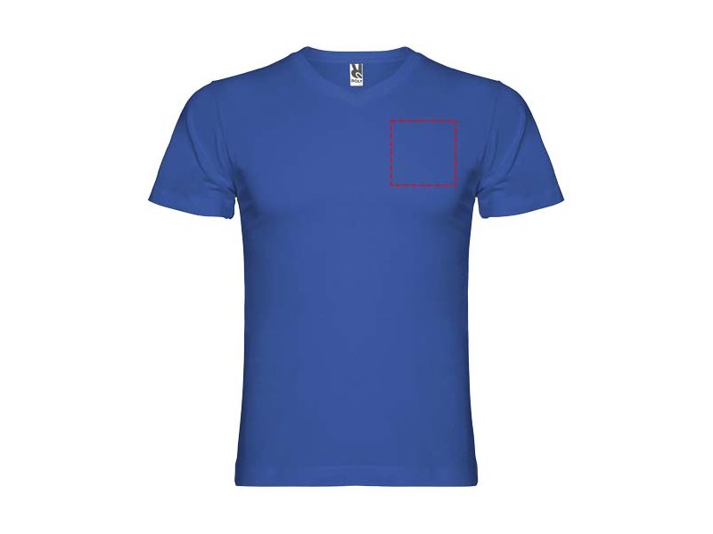 Samoyedo herenshirt met V-hals en korte mouwen Samoyedo herenshirt met V-hals en korte mouwen