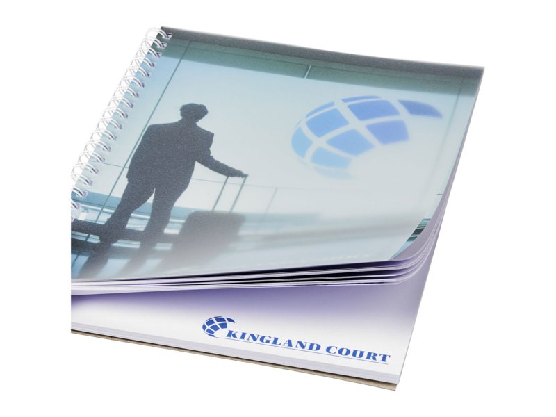 Desk-Mate® A5 wire-o notitieboek met PP-omslag Desk-Mate® A5 wire-o notitieboek met PP-omslag