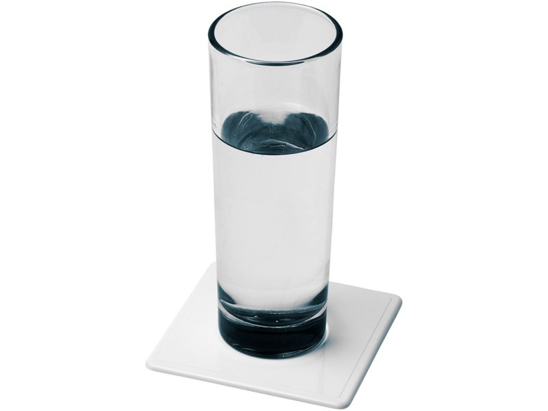 Renzo vierkante kunststof onderzetter