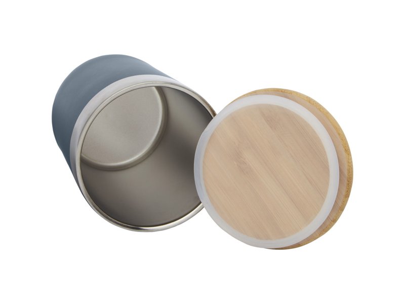 Lagan koperen vacuüm geïsoleerde roestvrijstalen beker van 330 ml met bamboe deksel