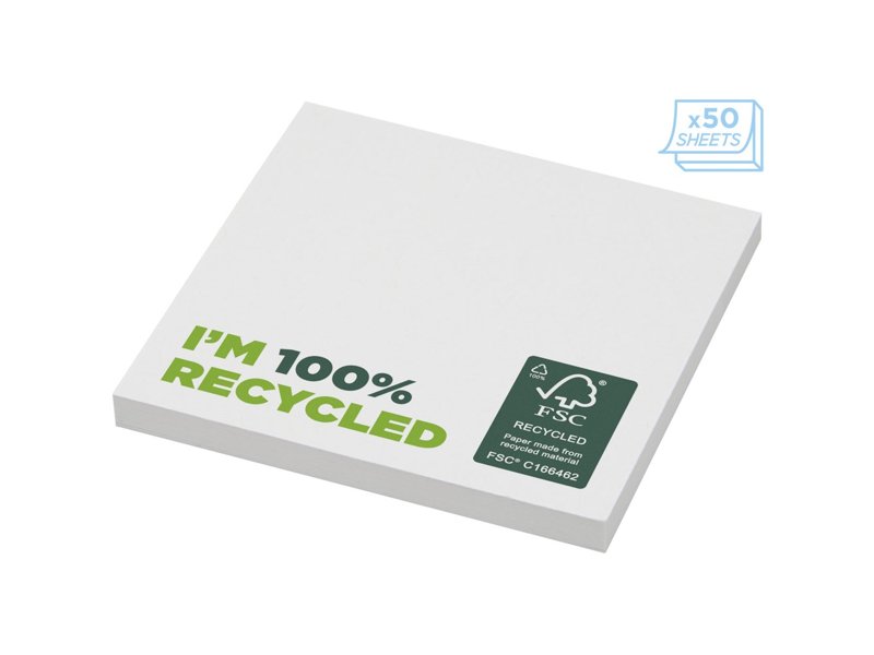Sticky-Mate® gerecyclede sticky notes 75 x 75 mm Sticky-Mate® gerecyclede sticky notes 75 x 75 mm
