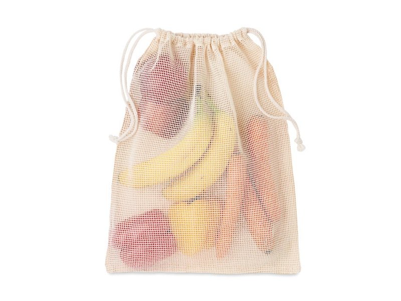 Katoen mesh voedselzak