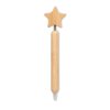 STARPEN - Bamboe balpen ster detail