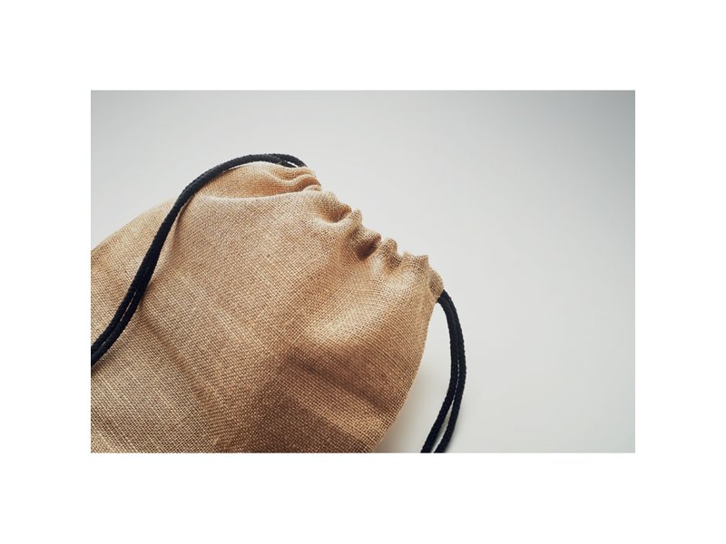 FUKURO - Jute rugzakje met koord