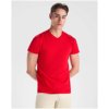 Samoyedo herenshirt met V-hals en korte mouwen Samoyedo herenshirt met V-hals en korte mouwen
