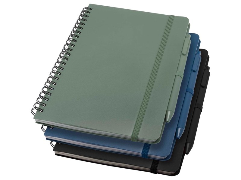 Thalaasa A5 ocean-bound hardcover notitieboek met balpen (zwarte inkt) Thalaasa A5 ocean-bound hardcover notitieboek met balpen (zwarte inkt)
