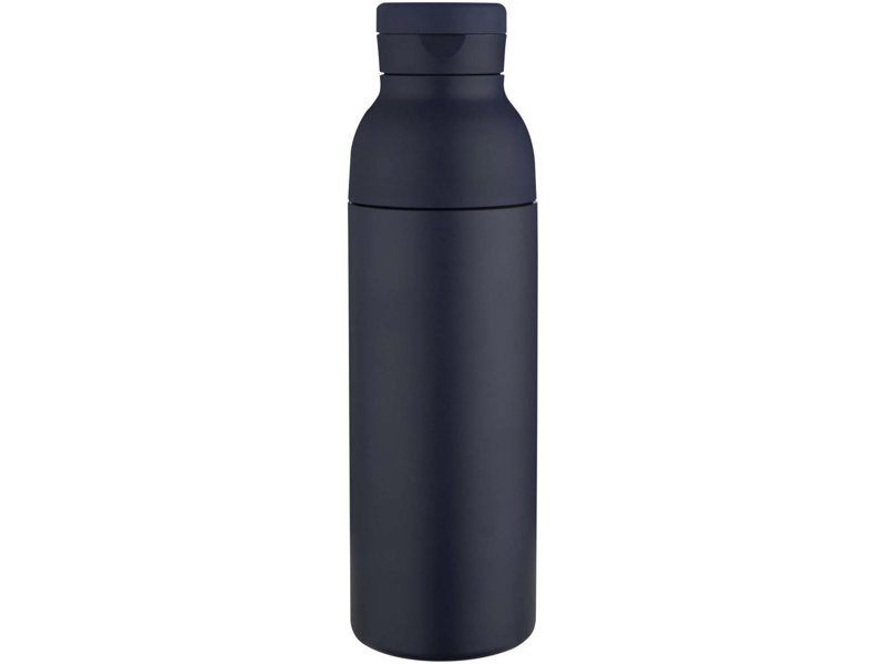 Illuminate 650 ml RCS gerecyclede dubbelwandige roestvrijstalen waterfles met 3-delige dekselset