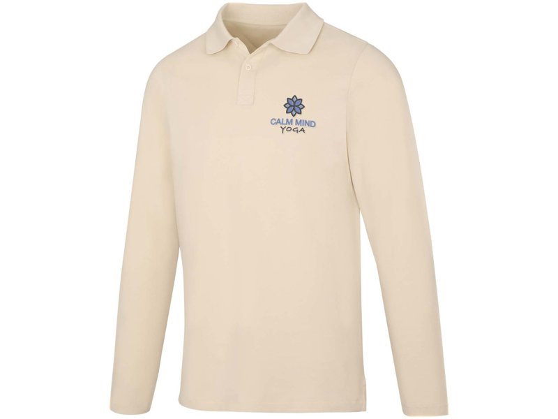 Oakville heren polo met lange mouwen Oakville heren polo met lange mouwen