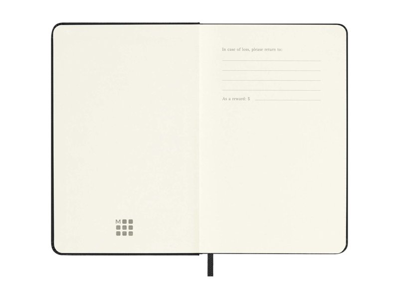 Moleskine hardback pocket dag-agenda voor 12 maanden Moleskine hardback pocket dag-agenda voor 12 maanden