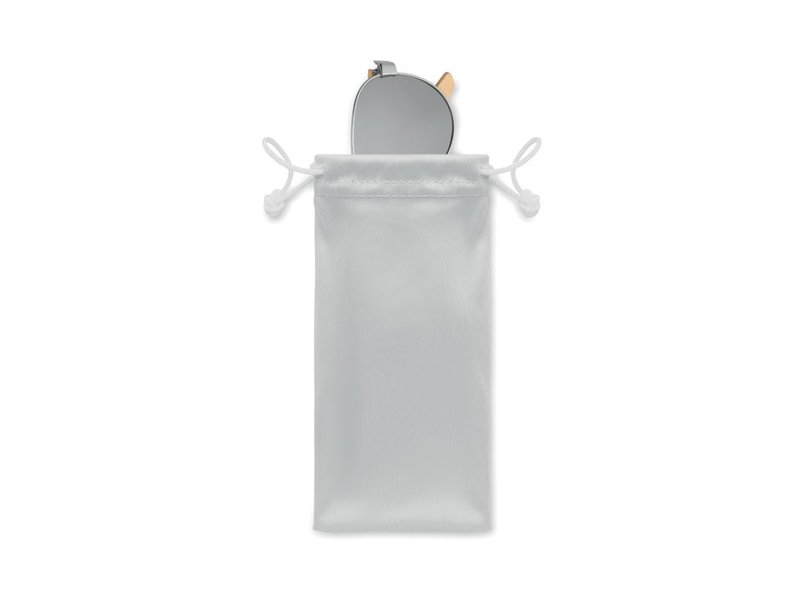 Honiara Zonnebril laten personaliseren – Spiegelglazen & bamboe promotiezonnebril | GiftsDirect