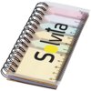 Spinner notitieboek met gekleurde sticky notes