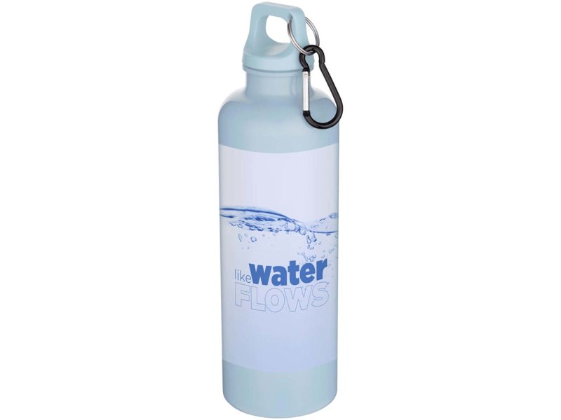 Oregon 750 ml effen RCS gerecycleerde plastic drinkfles met karabijnhaak