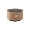 Wave Bamboo Wireless Speaker laten bedrukken met logo als relatiegeschenk