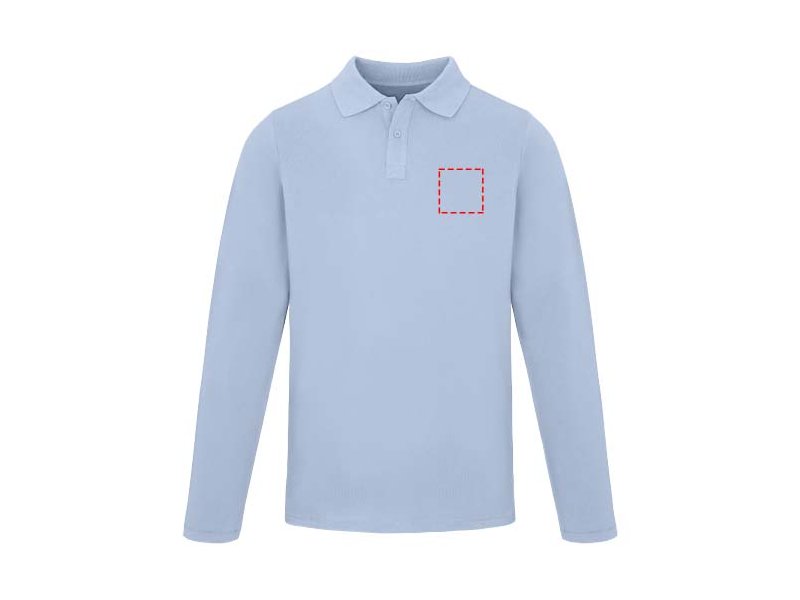 Oakville heren polo met lange mouwen