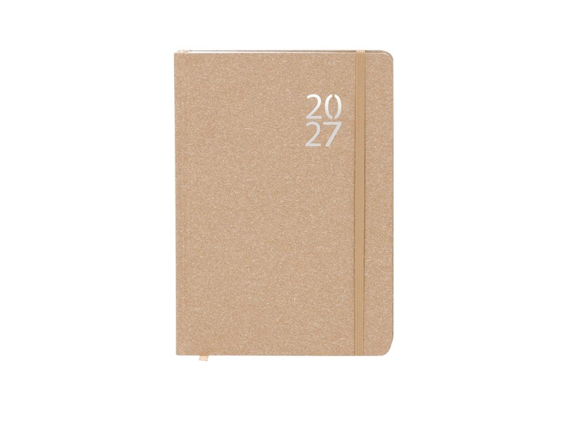Florian A5 agenda bedrukken | Gerecycled kartonnen dagagenda Florian A5 agenda bedrukken | Gerecycled kartonnen dagagenda