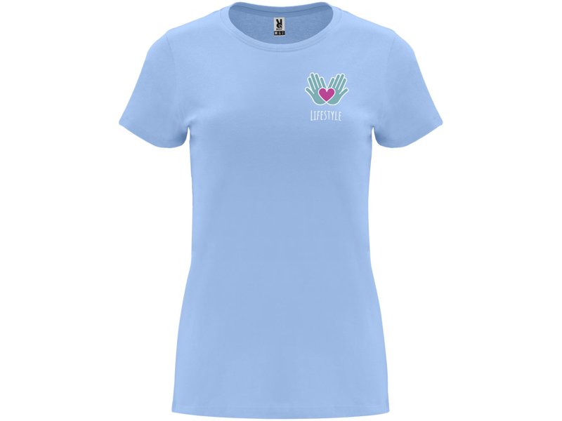 Capri damesshirt met korte mouwen