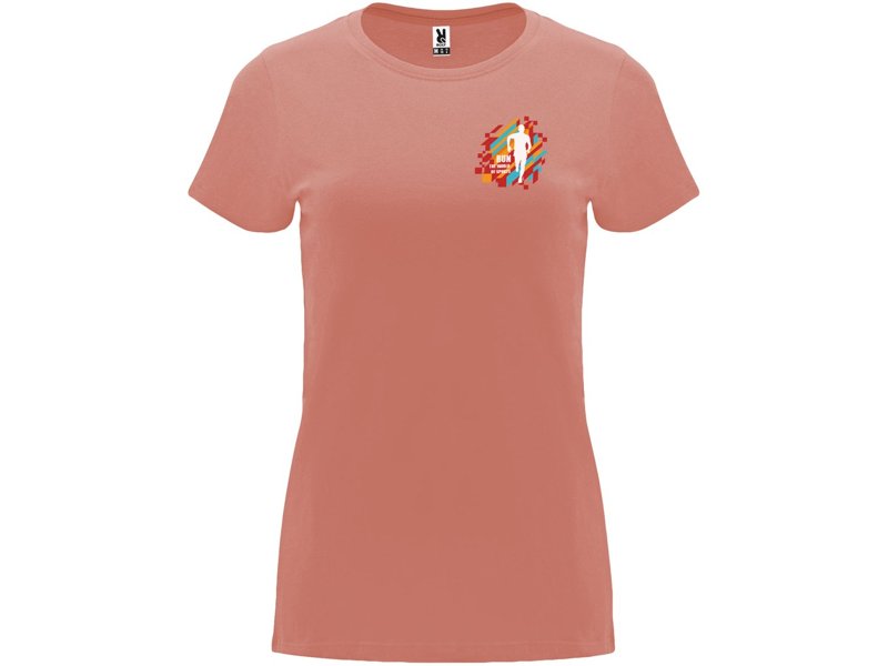 Capri damesshirt met korte mouwen Capri damesshirt met korte mouwen