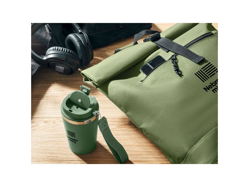 IREA - 600D polyester rolltop rugzak