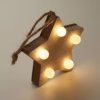 LALIE - Houten ster met lichtjes