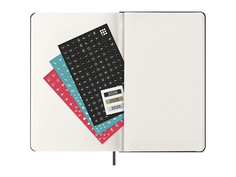 Moleskine verticale agenda voor 12 maanden met zachte kaft L