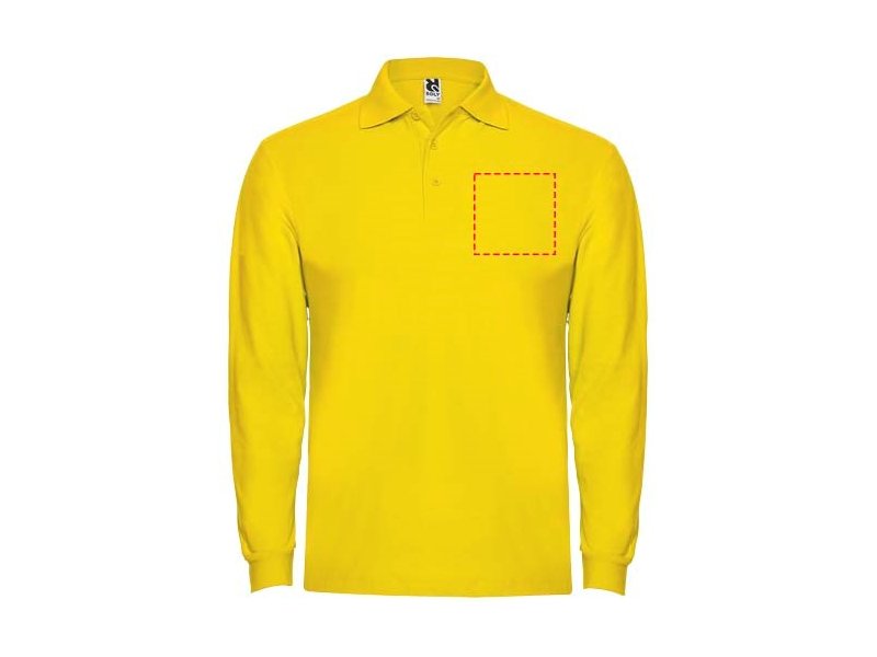 Estrella herenpolo met lange mouwen