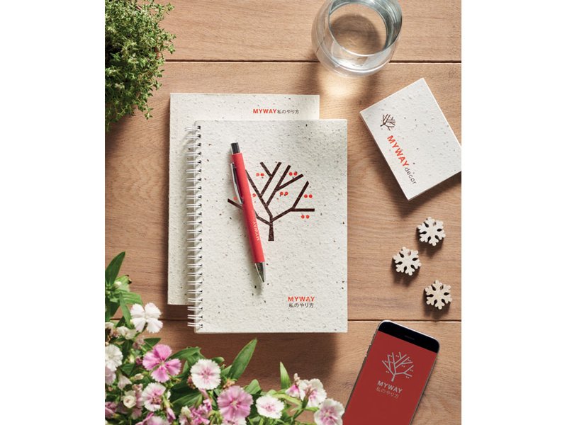 SEED BOOK - A5 notitieboekje zaadpapier