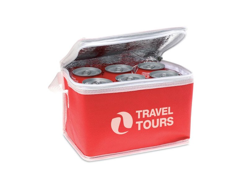 Koeltas voor 6 blikjes wit