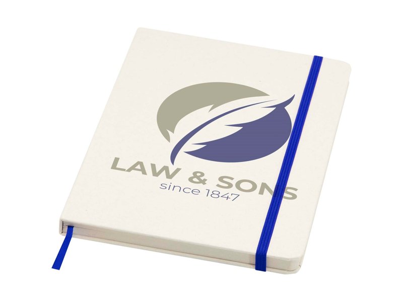 Bass A5 gerecycled notitieboek met gelinieerde pagina's Bass A5 gerecycled notitieboek met gelinieerde pagina's