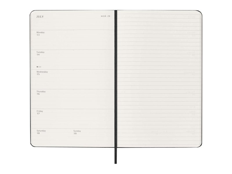 12M week agenda L met harde kaft