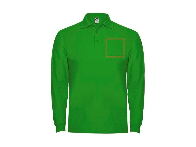 Estrella herenpolo met lange mouwen