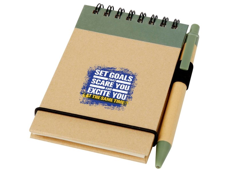 Zuse A7 gerecycled jotter kladblok met pen Zuse A7 gerecycled jotter kladblok met pen