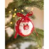 SNUG M - Kerstman sokken balornament